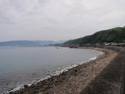 高知の海沿いに続く遍路道
