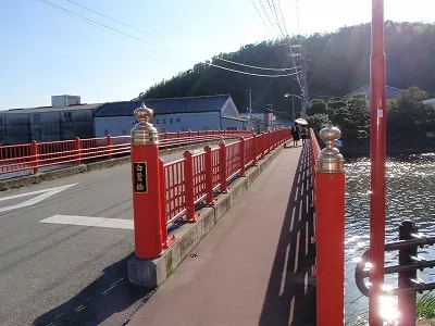 立江寺前の白鷺橋