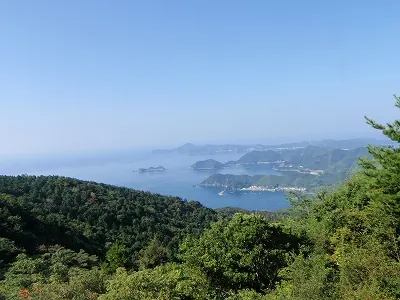 柏坂の「つわな奥」からの眺め