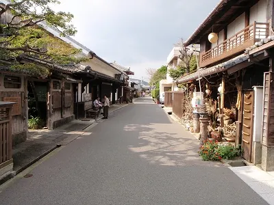 宇和町の古い町並み