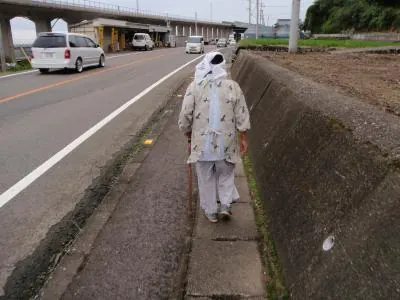 お遍路と間違えたおばあさん
