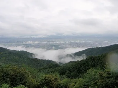 焼山中腹からの眺め