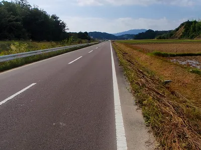 ほとんどこんな道