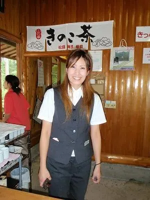 太龍寺ロープウェイの看板娘 べっぴんです!