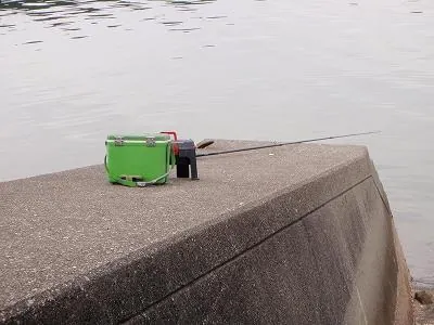 浦ノ内湾の釣り人