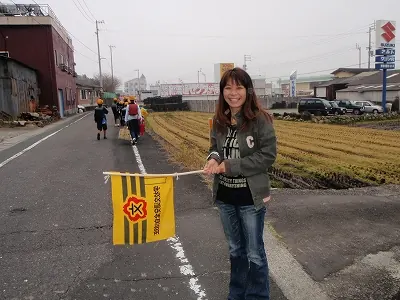 栄顔が素敵なお母さん