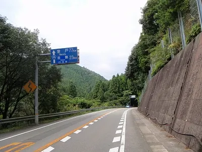長い国道55号線